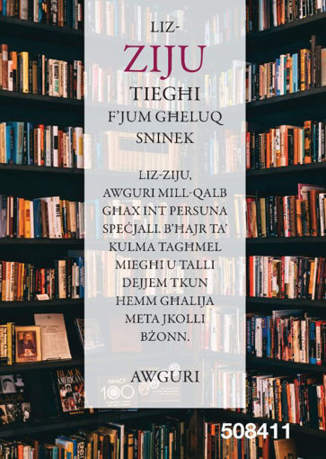 Picture of LIZ-ZIJU TIEGHI FJUM GHELUQ SNINEK KARTOLINA